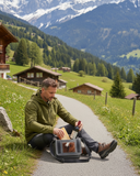 Wandertasche mit Fell