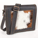 Ledertasche mit Fell