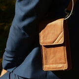 Nateltasche aus Leder