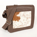 Ledertasche mit Fell