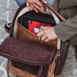 Leder-Rucksack